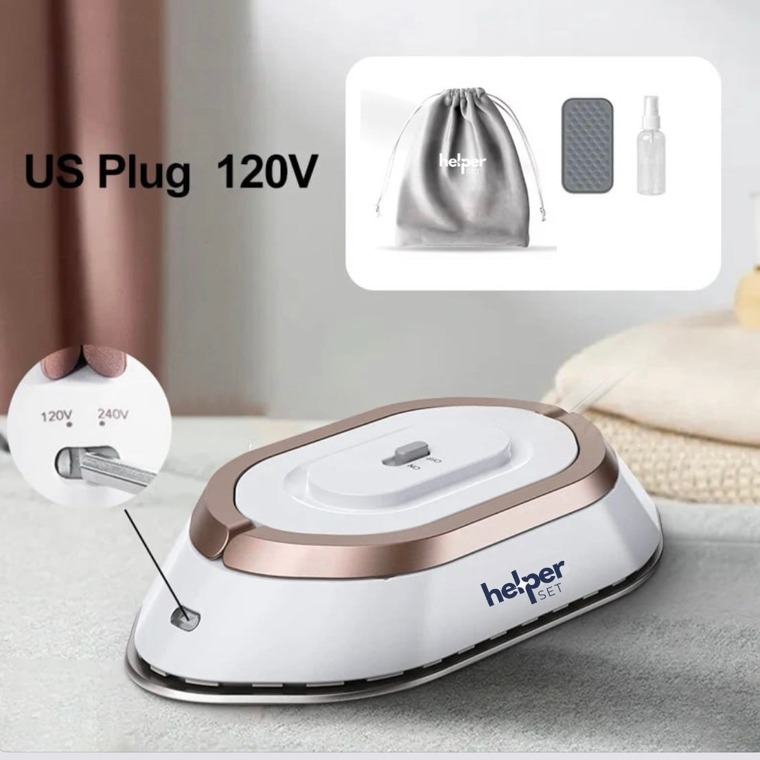 Compact Travel Iron Pro